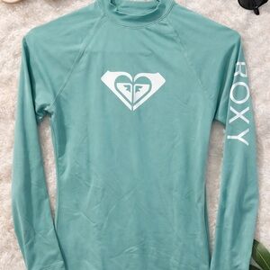 Roxy Aqua Long Sleeve Rash Guard